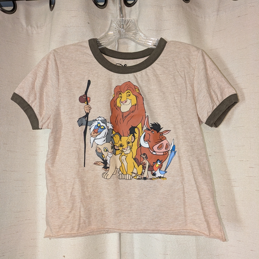 Disney Lion King Kids T-Shirt - Cream and Brown